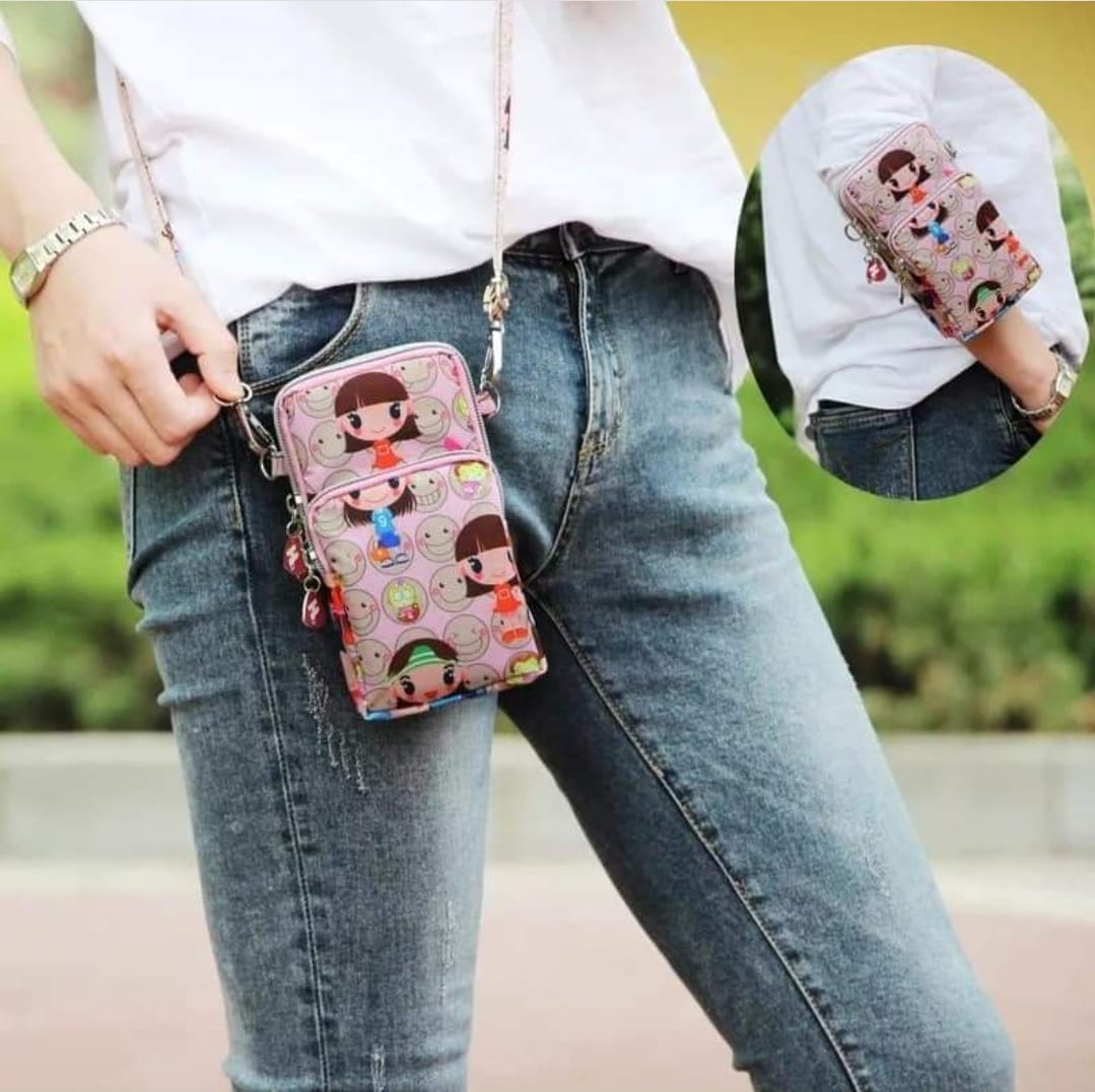 Porta celular morral kawaii