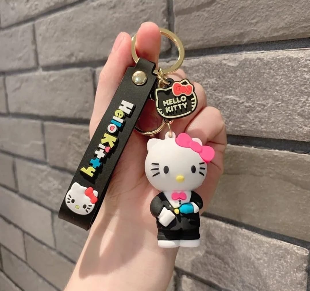Llavero Hello Kitty con traje - Imagen 3