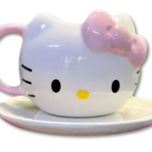 TAZA HELLO KITTY CON PLATO